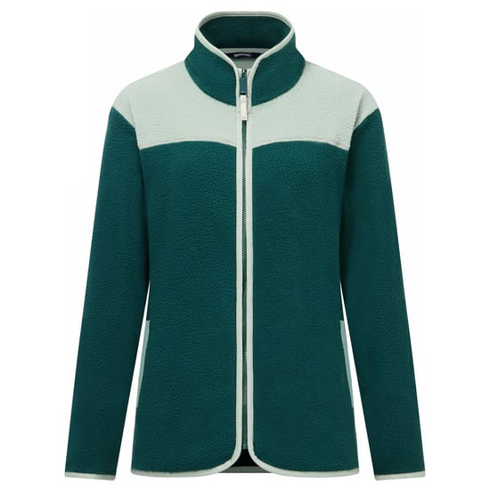 Regatta Womens/Ladies Frankie Borg Full Zip Fleece Jacket (Deep Pine/Glacier) - Image 2