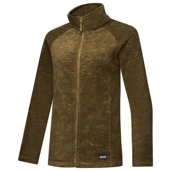 Regatta Dames/Dames Mayse Full Zip Fleecejack (Bark Green) - Image 4
