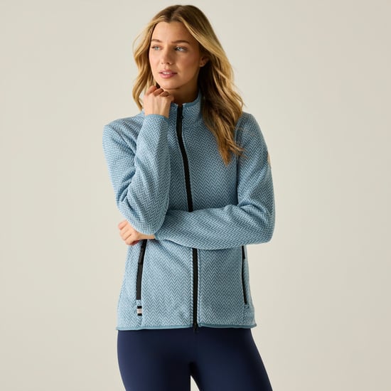 Regatta Womens/Ladies Elzie Fleece Jacket (Dusky Blue/Skyway) - Image 1