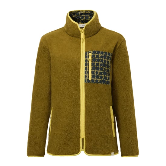 Regatta Womens/Ladies Orla Kiely Ecclipse Borg Fleece Jacket (Fur Green) - Image 2