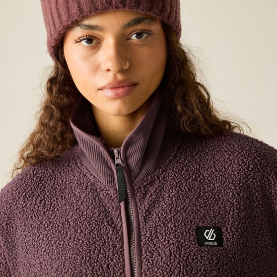 Dare 2B Zephyr Borg fleecejas voor dames (Huckleberry) - Image 5