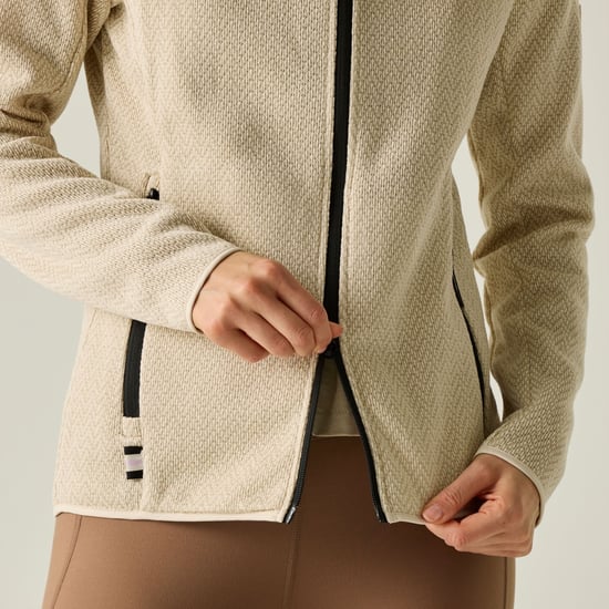 Regatta Womens/Ladies Elzie Fleece Jacket (Light Vanilla/Moonbeam) - Image 6