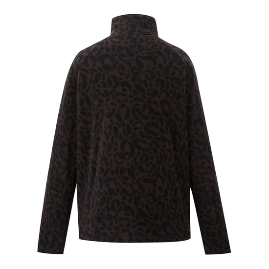 Dare 2B Fleecetröja för kvinnor/damer med leopardmönster (Varm chokladsås) - Image 2