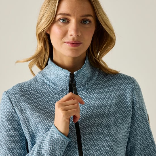 Regatta Womens/Ladies Elzie Fleece Jacket (Dusky Blue/Skyway) - Image 4