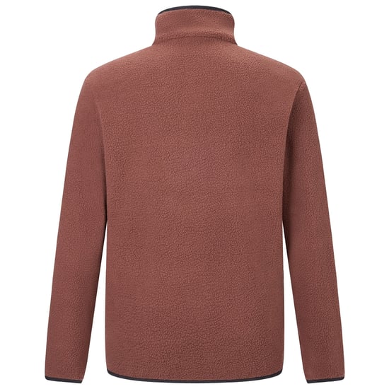 Regatta Mens Frankie Borg Fleece Jacket (Coffee Grounds/Black) - Image 3