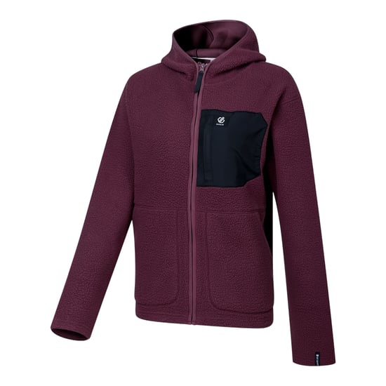 Dare 2B Womens/Ladies Firn Borg Hooded Fleece (Huckleberry) - Image 4