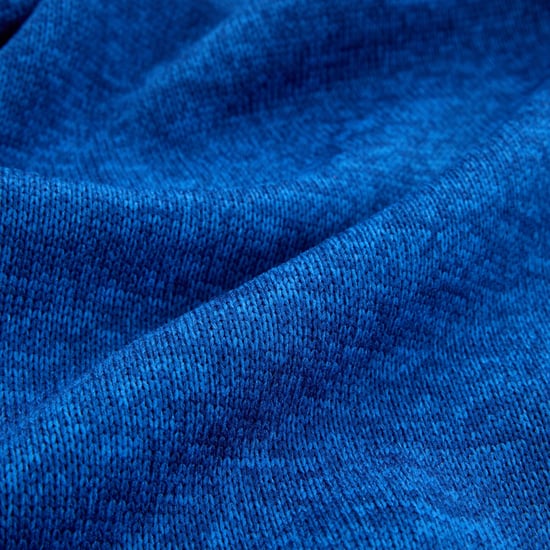 Regatta Mens Newhill Marl Full Zip Fleece Jacket (Olympian Blue/Wild Lime) - Image 4