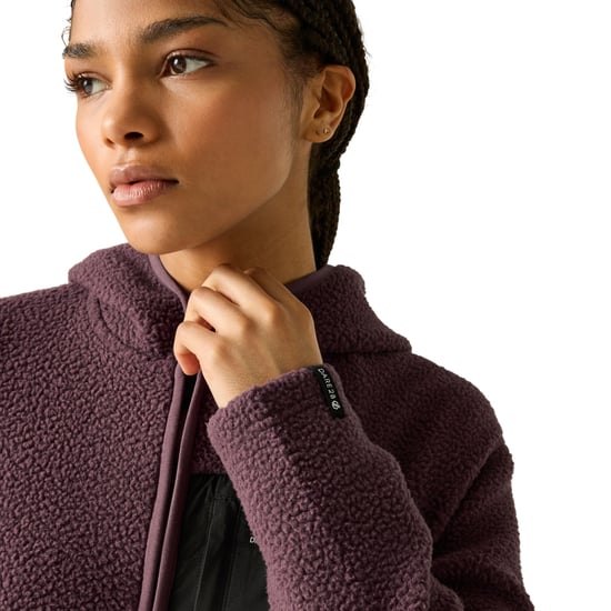 Dare 2B Womens/Ladies Firn Borg Hooded Fleece (Huckleberry) - Image 6