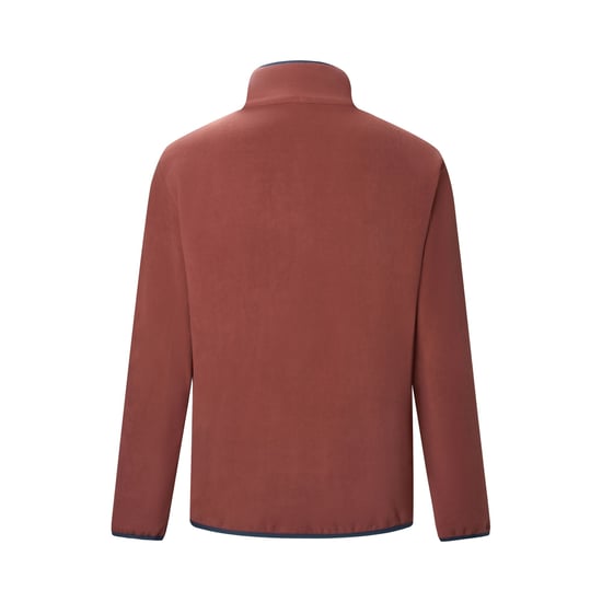 Regatta Mens Frankie Half Zip Fleece Top (Dark Cherry/Navy) - Image 2