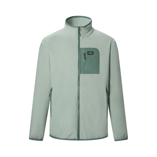 Regatta Heren Frankie Full Zip Fleecejack (Gletsjergroen/Donker bosgroen) - Image 2