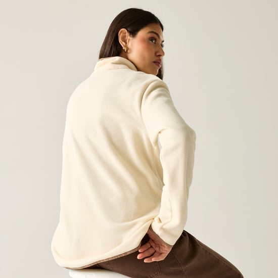 Regatta Womens/Ladies Frankie Full Zip Fleece (Light Vanilla/Mocha) - Image 5