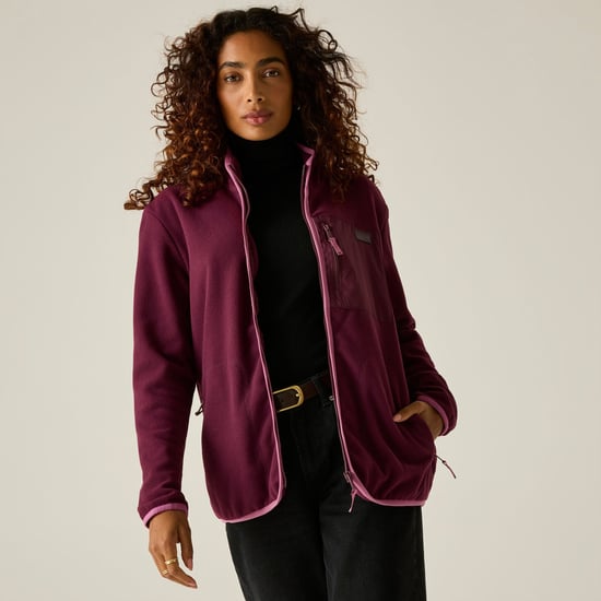 Regatta Womens/Ladies Frankie Full Zip Fleece (Fig/Violet) - Image 1