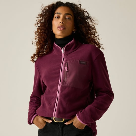 Regatta Womens/Ladies Frankie Full Zip Fleece (Fig/Violet) - Image 5
