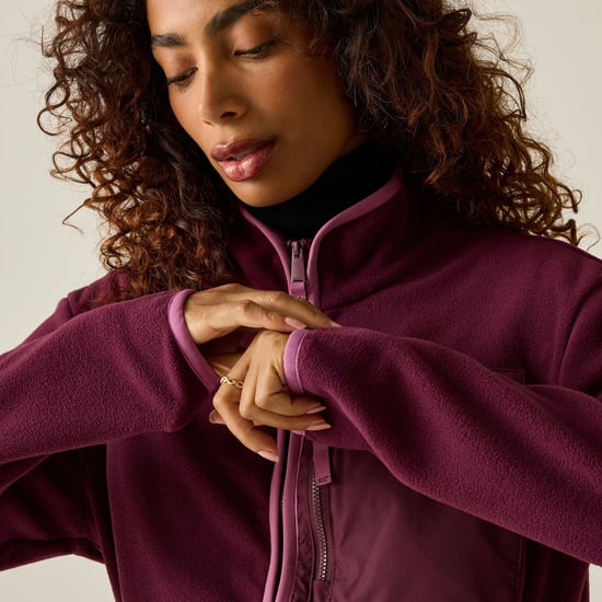 Regatta Womens/Ladies Frankie Full Zip Fleece (Fig/Violet) - Image 6