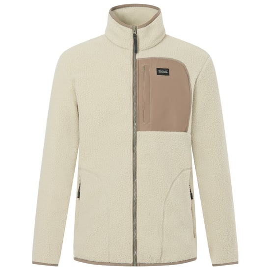 Regatta Mens Frankie Borg Fleece Jacket (Abbeystone/Smokey Olive) - Image 2