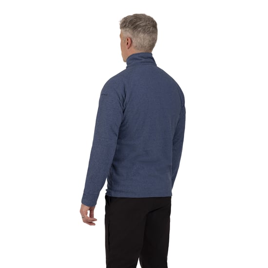 Trespass Mens Keynote Anti Pilling 1/4 Zip Fleece Top (Coastal Blue/Navy) - Image 4
