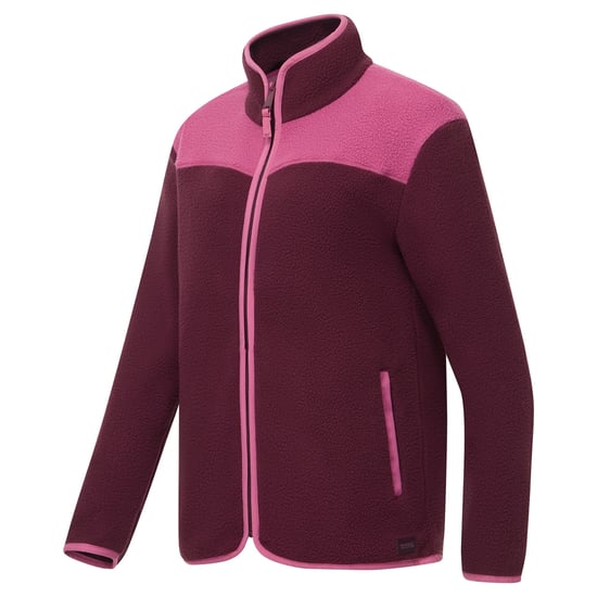 Regatta Womens/Ladies Frankie Borg Full Zip Fleece Jacket (Fig Violet) - Image 4