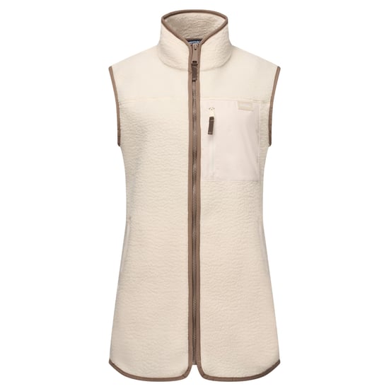 Regatta Borg longline bodywarmer voor dames (Lichte vanille/mokka) - Image 2