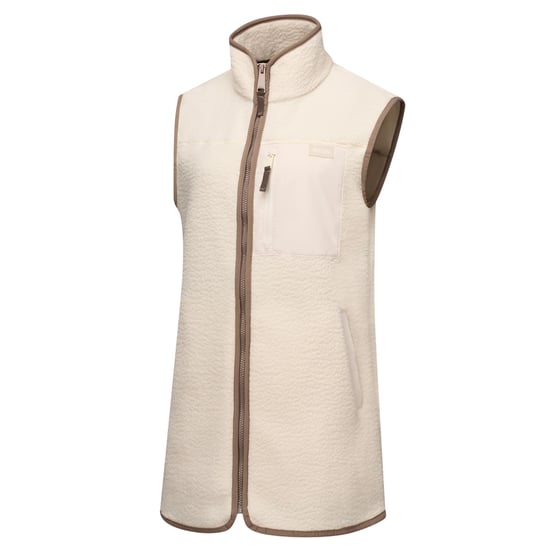 Regatta Borg longline bodywarmer voor dames (Lichte vanille/mokka) - Image 4