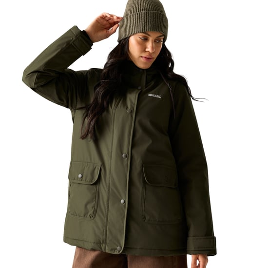 Regatta Womens/Ladies Orla Kiely Insulated Waterproof Jacket (Brown Shadow/Eccentric Purple) - Image 2
