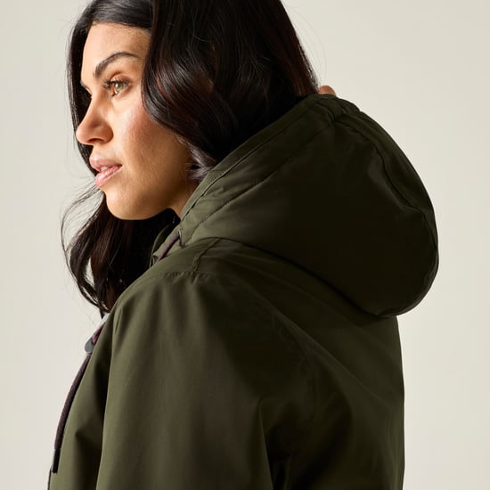 Regatta Womens/Ladies Orla Kiely Insulated Waterproof Jacket (Brown Shadow/Eccentric Purple) - Image 5