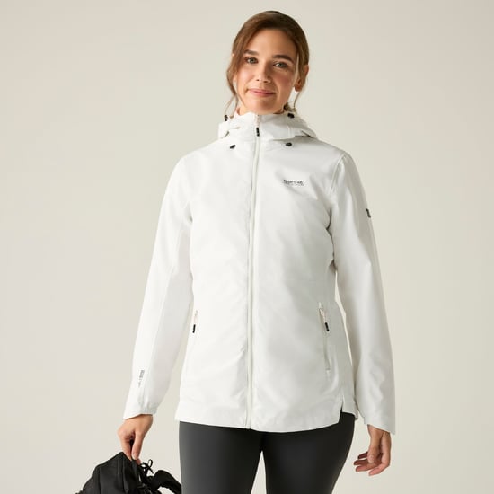 Regatta Dames/Dames Hamara IV Waterdichte Jas (Gerstwit/beige) - Image 1