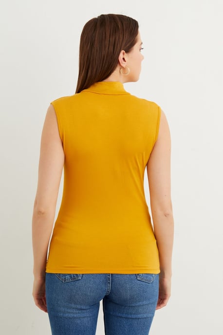 Women's Sleeveless Half Turtleneck Blouse - Image 3