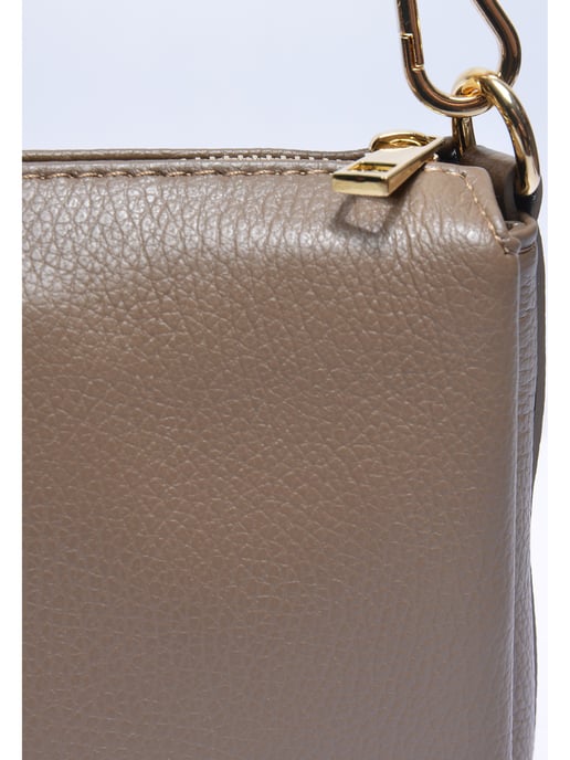 Luisa Vannini Beige Rundleer Tas - Image 3