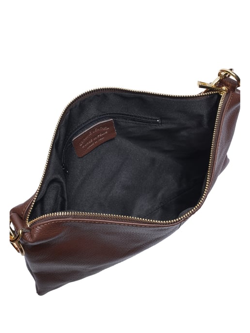 Luisa Vannini Bordeauxrood Rundleer Tas - Image 4