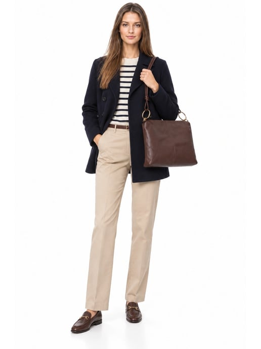 Luisa Vannini Bordeauxrood Rundleer Tas - Image 6