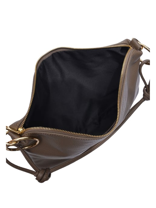 Luisa Vannini Beige Rundleer Tas - Image 4