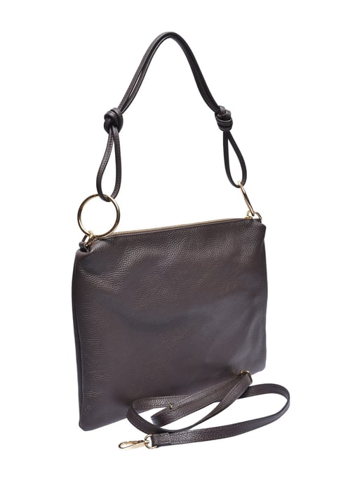 Luisa Vannini Bordeauxrood Rundleer Tas - Image 2