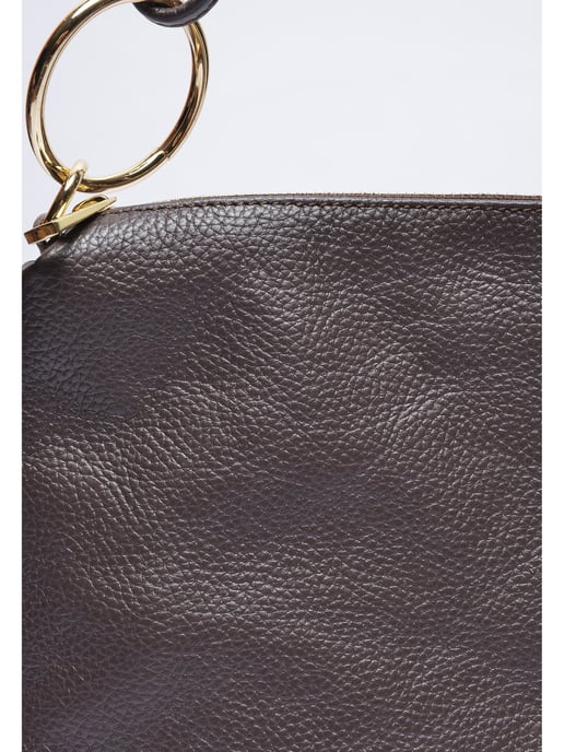 Luisa Vannini Bordeauxrood Rundleer Tas - Image 3