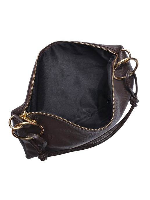 Luisa Vannini Bordeauxrood Rundleer Tas - Image 4