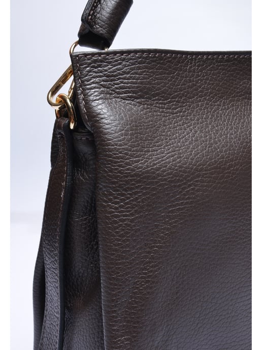 Luisa Vannini Bordeauxrood Rundleer Tas - Image 3