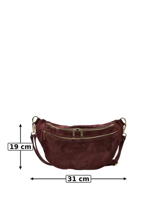 Luisa Vannini Bourgondië Rundleer Tas - Image 6