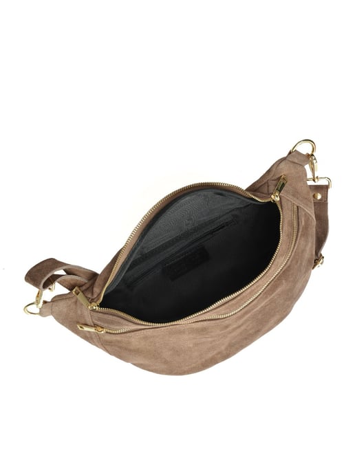Luisa Vannini Beige Rundleer Tas - Image 4