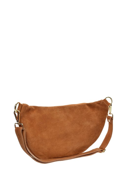 Luisa Vannini Brown Rundleer Tas - Image 2