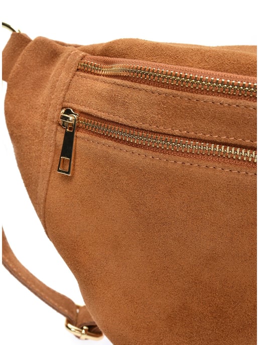 Luisa Vannini Brown Rundleer Tas - Image 3