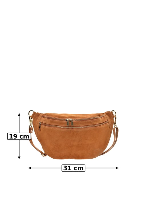 Luisa Vannini Brown Rundleer Tas - Image 6