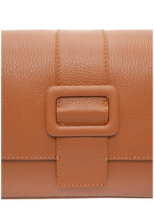 Luisa Vannini Brown Cowhide Leather Bag - Image 3
