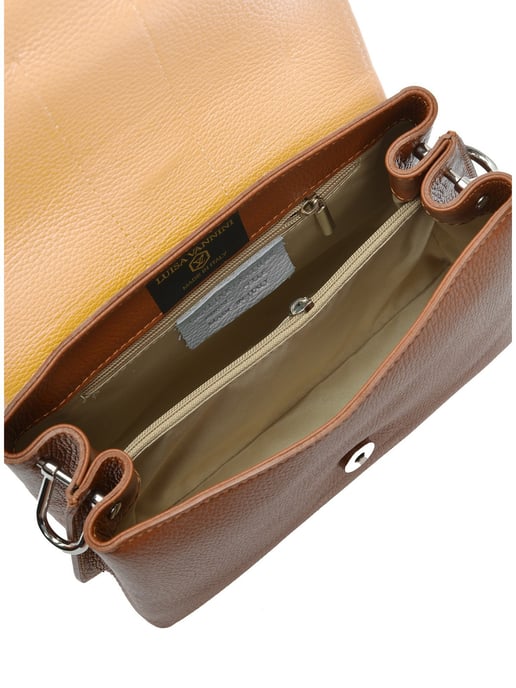Luisa Vannini Brown Cowhide Leather Bag - Image 4