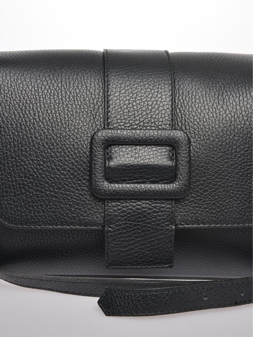Luisa Vannini Black Cowhide Leather Bag - Image 3