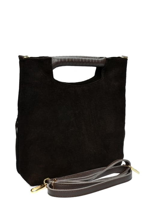 Luisa Vannini Bordeauxrood Rundleer Tas - Image 2