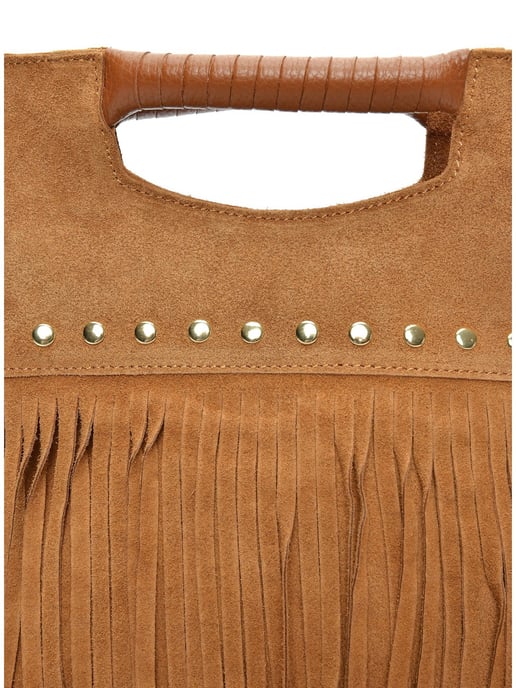 Luisa Vannini Brown Rundleer Tas - Image 3