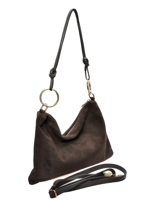 Luisa Vannini Bordeauxrood Rundleer Tas - Image 2