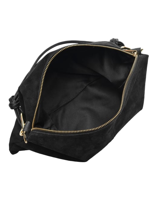 Luisa Vannini Zwart Rundleer Tas - Image 4
