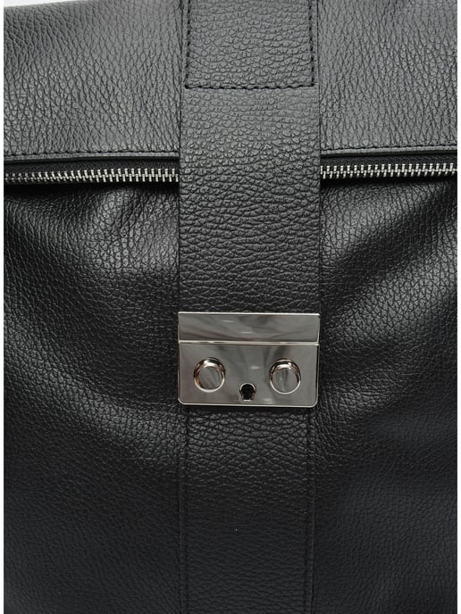 Luisa Vannini Zwart Rundleer Tas - Image 3
