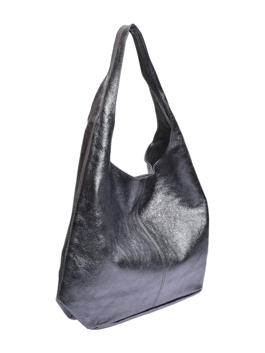 Luisa Vannini Grijs Rundleer Tas - Image 2