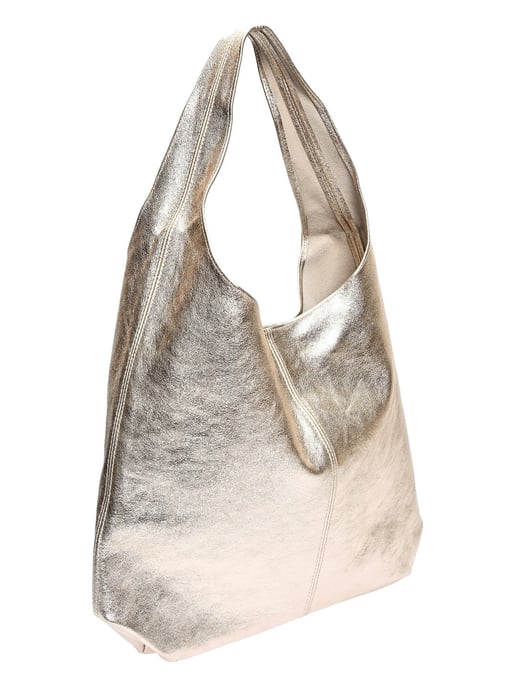 Luisa Vannini Goud Rundleer Tas - Image 2